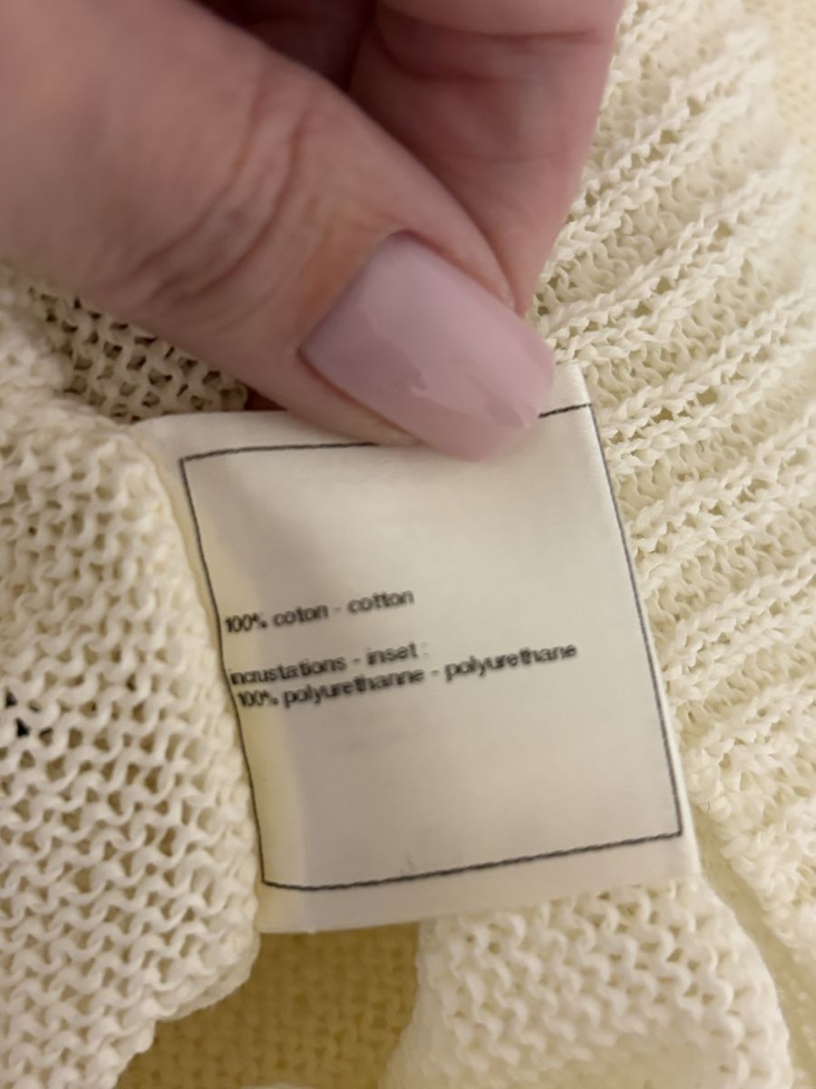 Chanel Pullover & Sweatshirts: Chanel Pullover off-white structured knit size 34 – Neu (gemäss Beschreibung) aus Sarnen von vik_jw5z 9