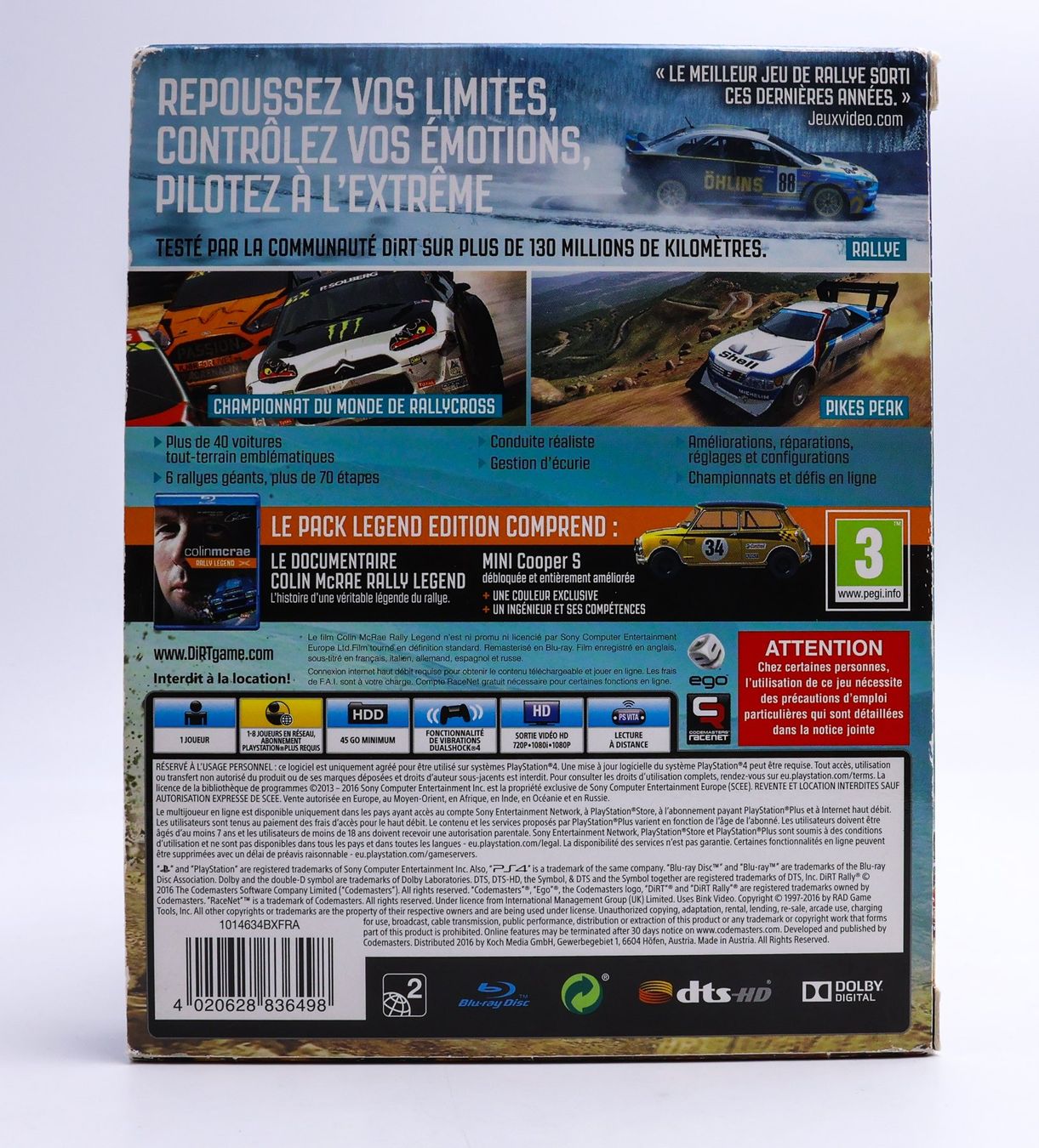 Giochi: DiRT Rally - Legend Edition - PS4 – Usato da Paudex venduto da dindeboy 1