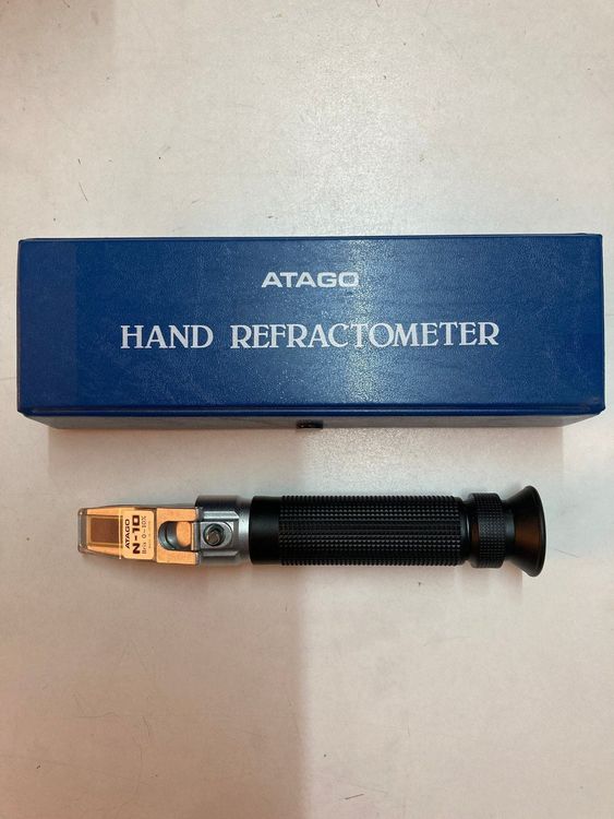 Rankomu Handrefraktometer 0-50% Brix - Zucker Messgerät Für Flüssigkeiten Mit ATC