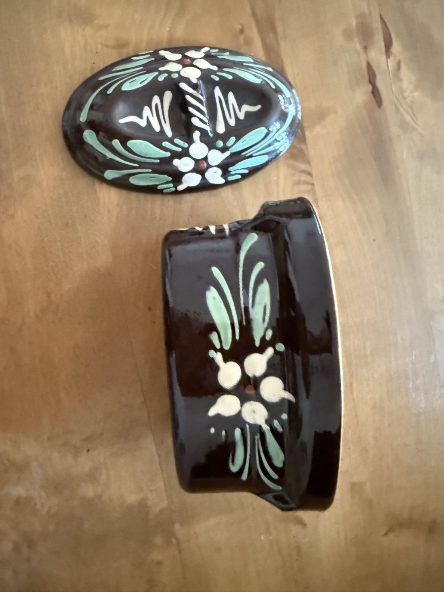 Sonstiges Geschirr: Keramik Butterdose/Terrine oval – Gebraucht aus Urdorf von Chapar 1