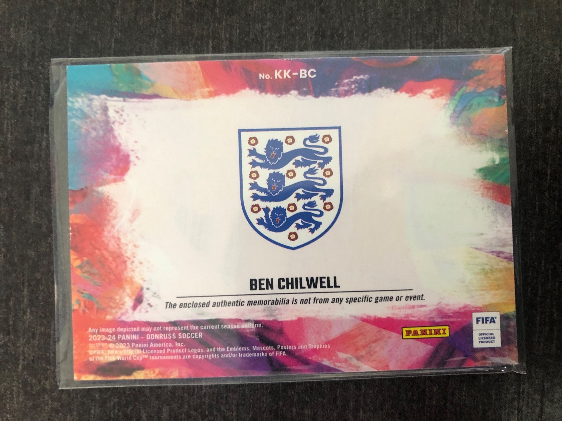 Topps Carte collezionabili: Panini Donruss Ben Chilwell patch – Usato da Wangenried venduto da Garagara 1