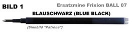 Pilot ERSATZMINE * Frixion Ball 07 * BLAUSCHWARZ / BLUEBLACK