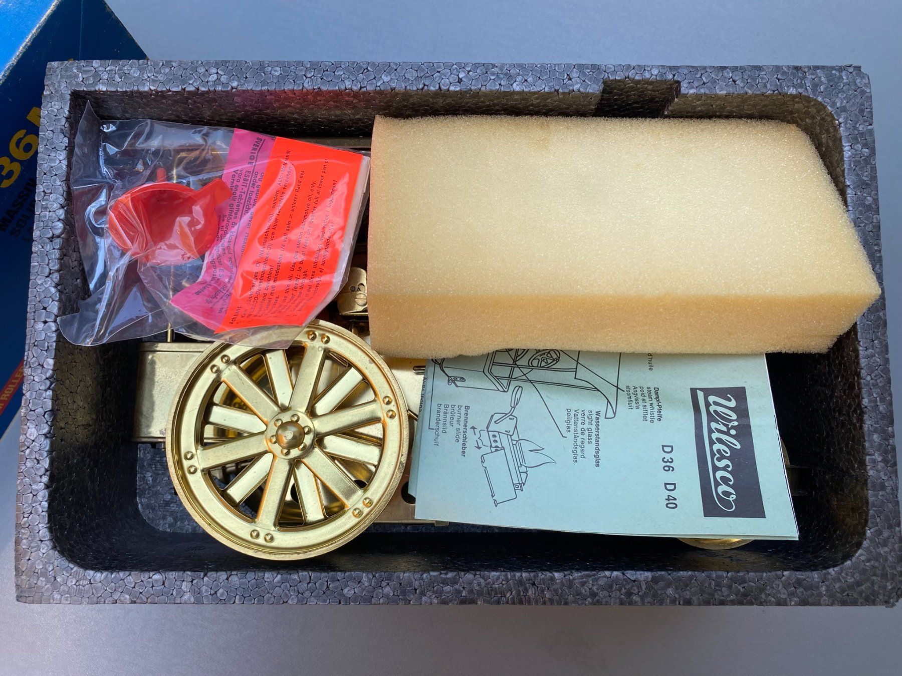 Giocattoli: Wilesco D36 MS / Dampf-Strassenwalze/Traktor – Nuovo e nell'imballaggio originale da Wohlen AG venduto da Kusy77 6