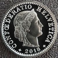 20 Rappen 2018 stgl. / aus Münzsatz