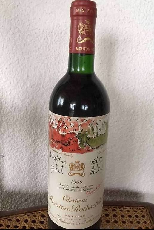 Mouton Rothschild Wein: Château Mouton Rothschild 1989 – Gebraucht aus Lausanne von