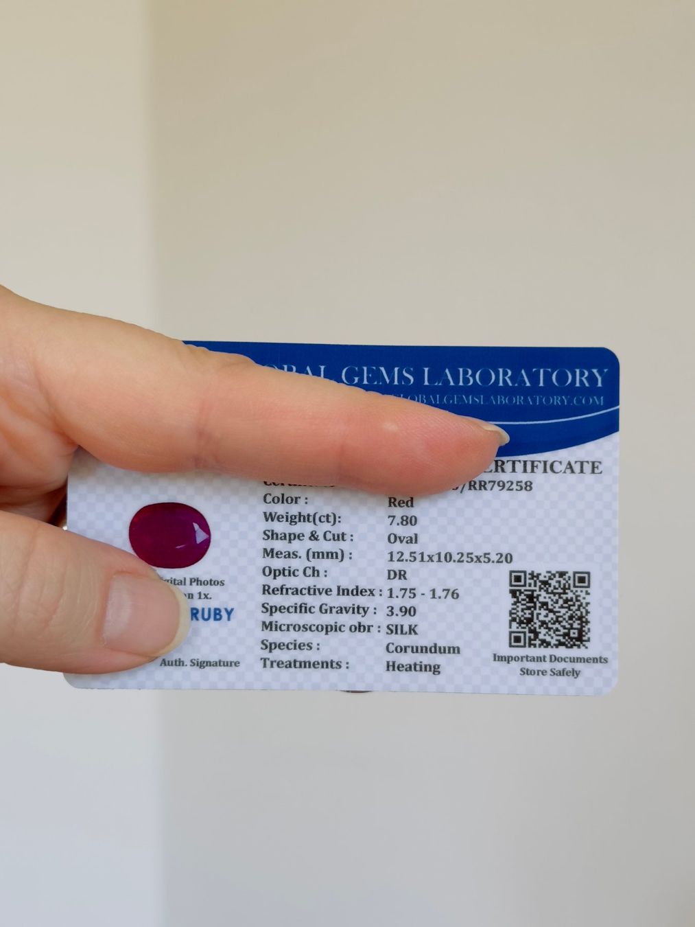 Pietre preziose: 7.80 Ct Certified – Nuovo e nell'imballaggio originale da Genève venduto da AWWA 9