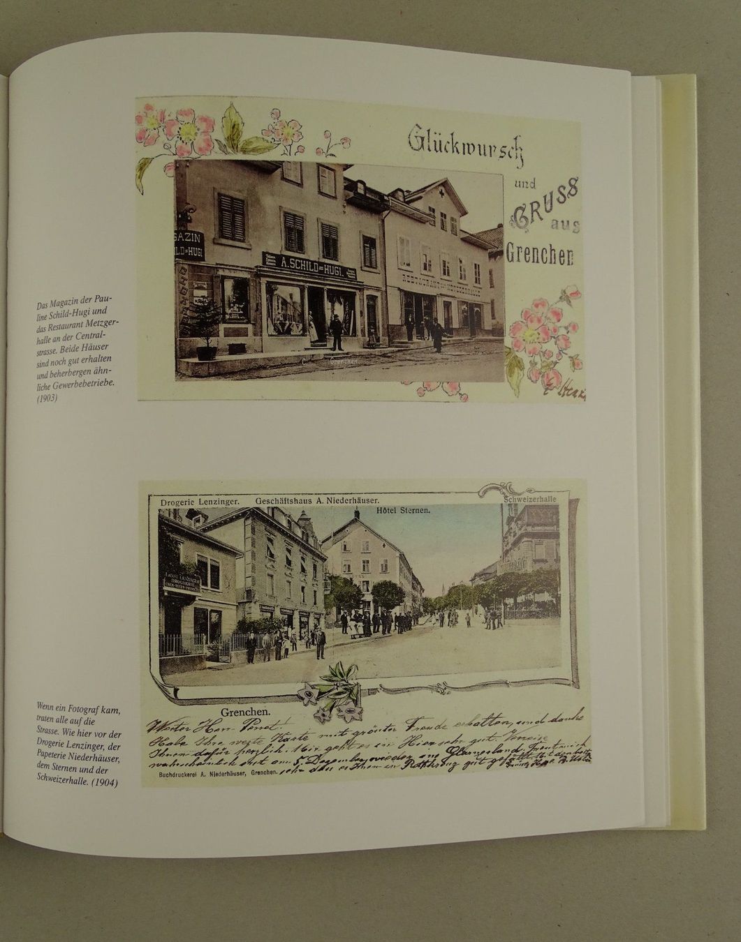 Bücher: GRUSS AUS GRENCHEN FOTOS, DOKUMENTE, ANSICHTSKARTEN – Gebraucht aus Grüningen von Kartensammler 3