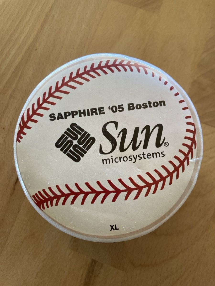 T-shirt: SAPPHIRE '05 Boston Sun Microsystems XL Baseball NEU – Nuovo e nell'imballaggio originale da Vinelz venduto da Viewfinder84