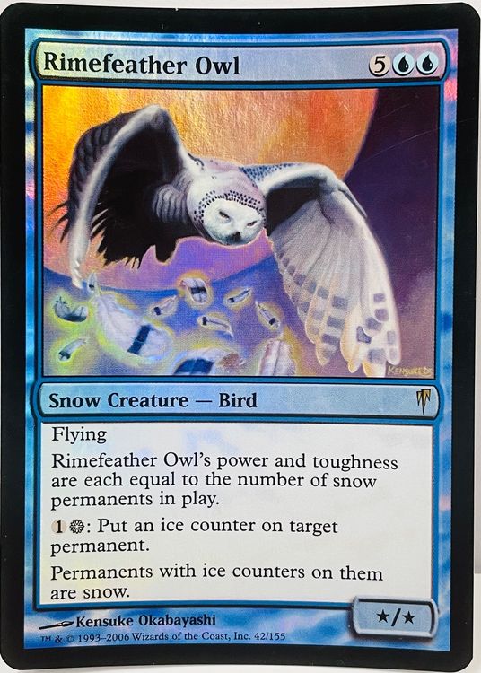 MTG Foil Rimefeather Owl Kaufen auf Ricardo