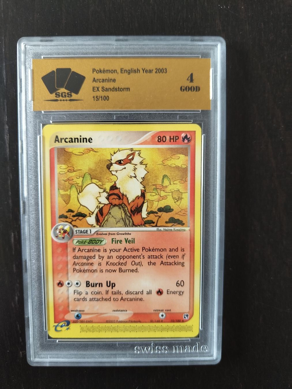 Cartoline: Pokemon Arkani 2003 Englisch gegradet – Usato da Zürich venduto da Slevin2710