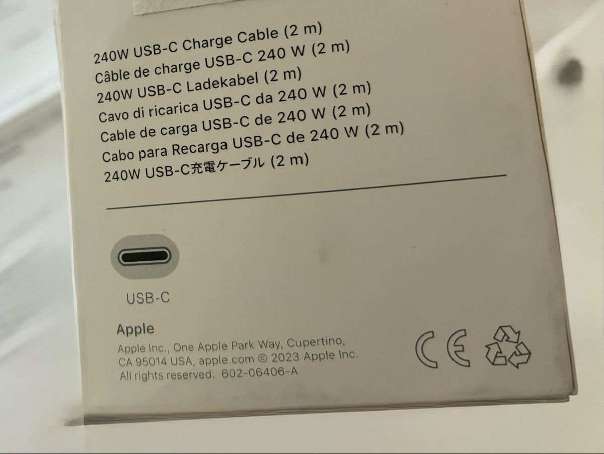 Apple Caricabatterie: Apple 240W Ladekabel + 20W Netzteil USB-C – Nuovo e nell'imballaggio originale da Zürich venduto da alfi_2009 1