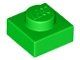 Lego Bright Green Plate 1 x 1 6 Stück