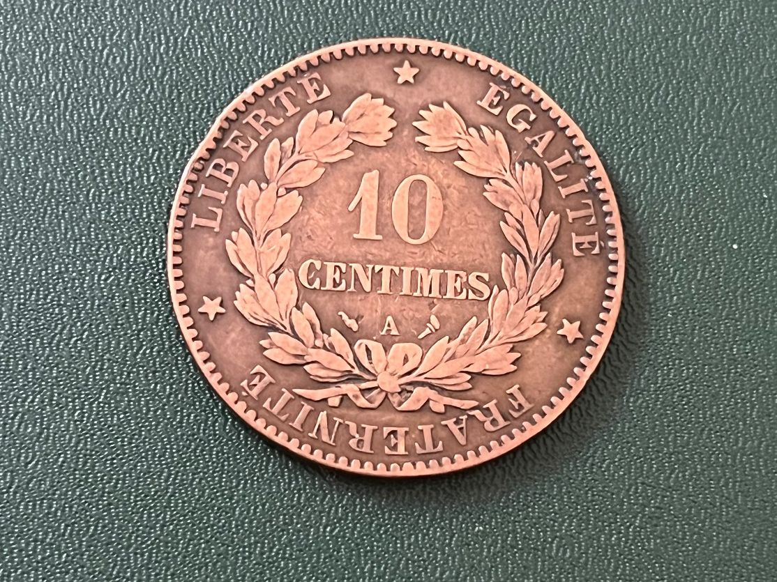 Tutti le monete: 10 Centimes  Frankreich 1897 A – Usato da Neuenhof venduto da Shadow-
