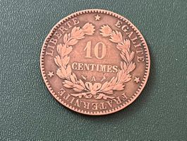 10 Centimes  Frankreich 1897 A
