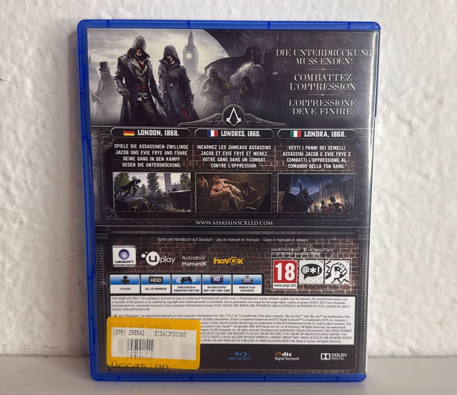 Giochi: Playstation 4 Spiel Assassin's Creed Syndicate  – Usato da Ehrendingen venduto da lax21 1