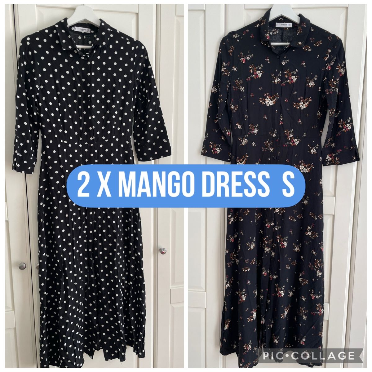 Mango Vestiti: 2 x Kleider MANGO schwarz Punkte gemustert Grösse S  – Nuovo (secondo la descrizione) da Zürich venduto da MyFashion