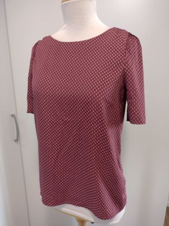 Elegante H&M Bluse mit Muster, Gr. 34 (XS)