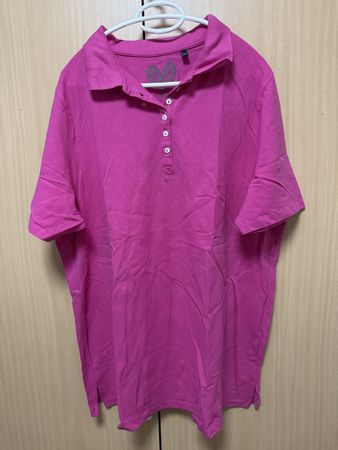 Pink Polo Shirt Gr. 50/52, Baumwolle