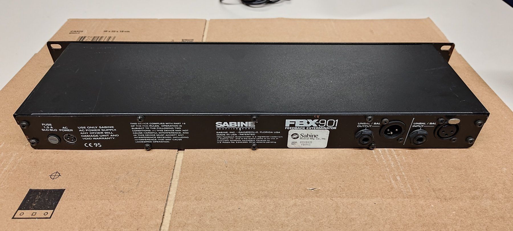 Equalizzatori: Sabine FBX901 Feedback Terminator – Usato da Unterägeri venduto da sumatronic 7