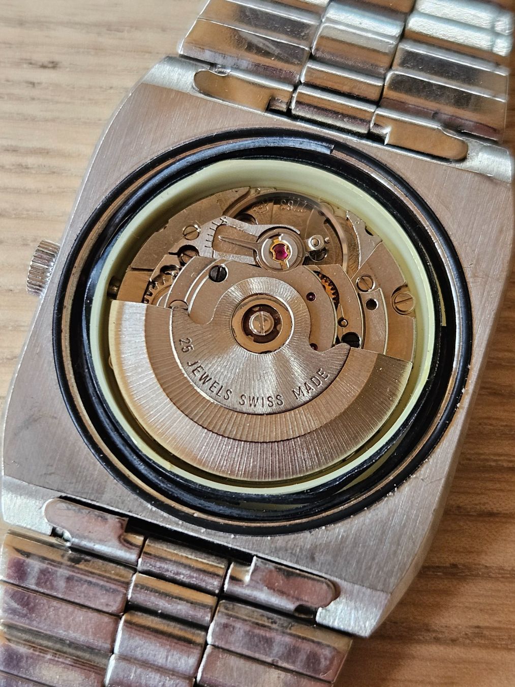 Swiss Orologi: Swiss Radiant Blumar Automatic Jump Hour 70's Herrenuhr – Usato da Herzogenbuchsee venduto da zloplio72 8
