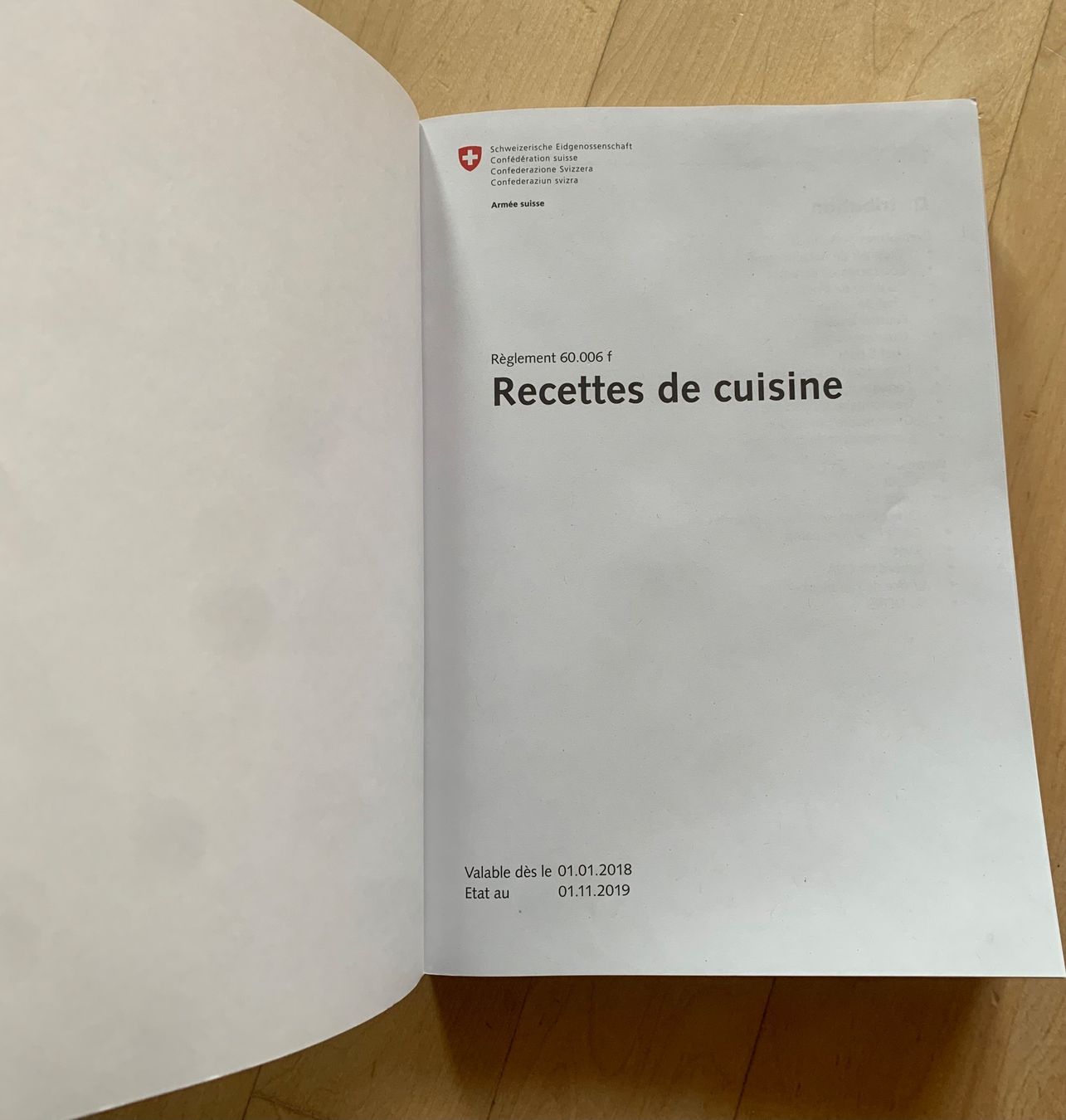 Libri: Reglement 60.6f Recettes de cuisine – Nuovo (secondo la descrizione) da Goldingen venduto da Bergler012 1