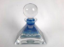 Glasflasche mit farbiger Schicht Sand Composition