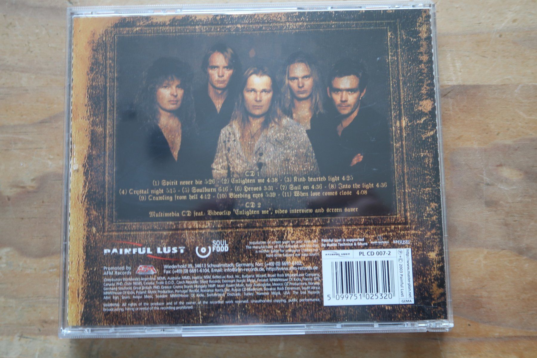 CD: MASTERPLAN - ST - mit JORN LANDE - 2x CD – Usato da Basel venduto da Patiscat 1