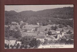ST. CERGUE et les Villas - 1913 // pli d'angle //