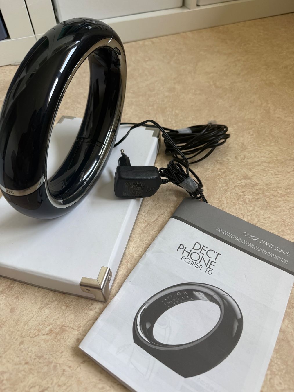 AEG Telefone: DECT Phone Eclipse 10 AEG schwarz – Gebraucht aus Altendorf von Elenaneagu22