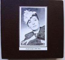 Zahrah Leander, Album mit 12 Schellackplatten
