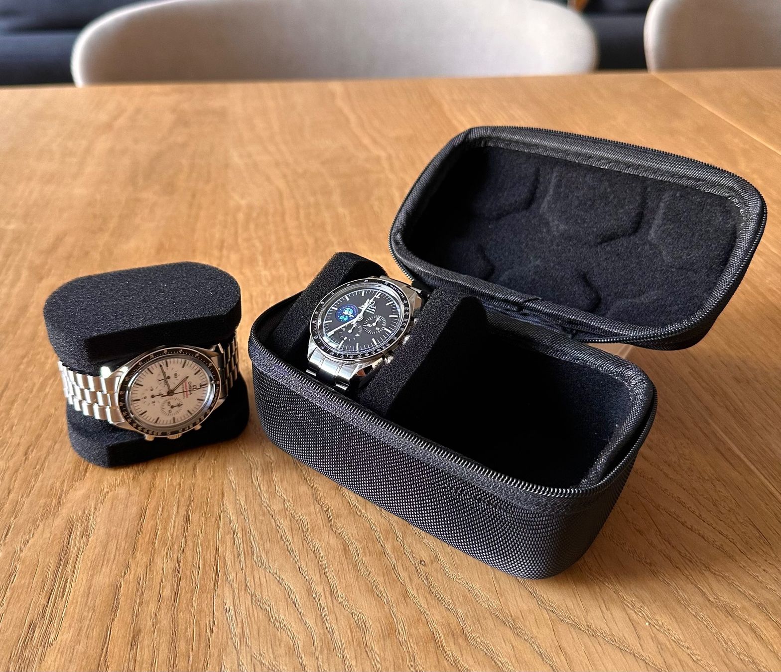 Scatole porta orologi: Uhrenbox für 2 Uhren – Nuovo e nell'imballaggio originale da Solothurn venduto da CaylanK 7