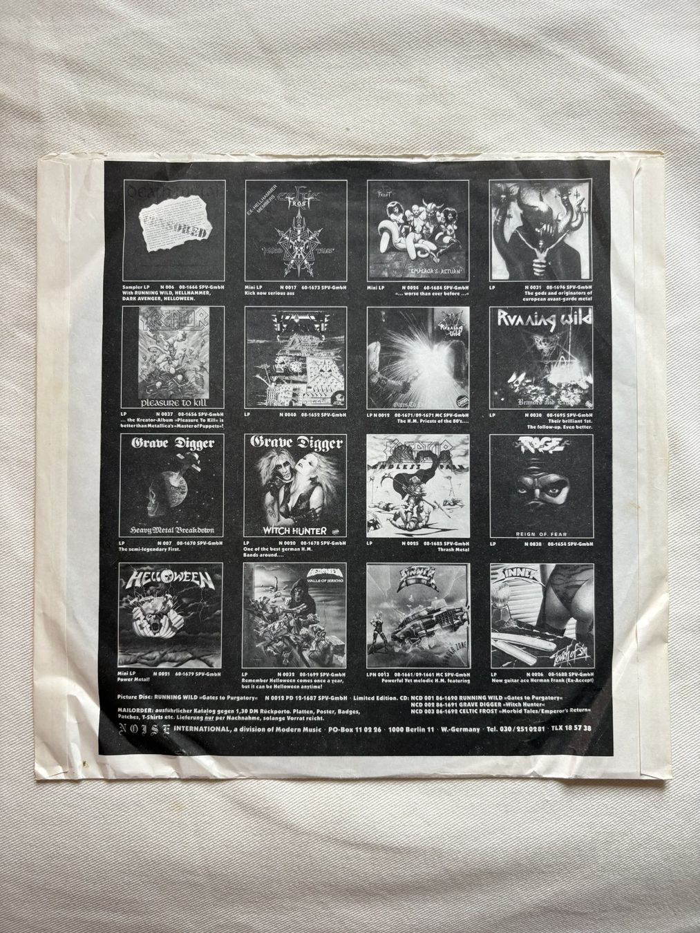 Dischi in vinile: Overkill ‎– Taking Over vinyl LP first press 1987! – Usato da Effretikon venduto da ChrisLamberger 2
