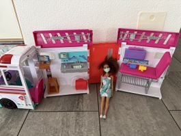 Barbie Ambulanz mit Zubehör