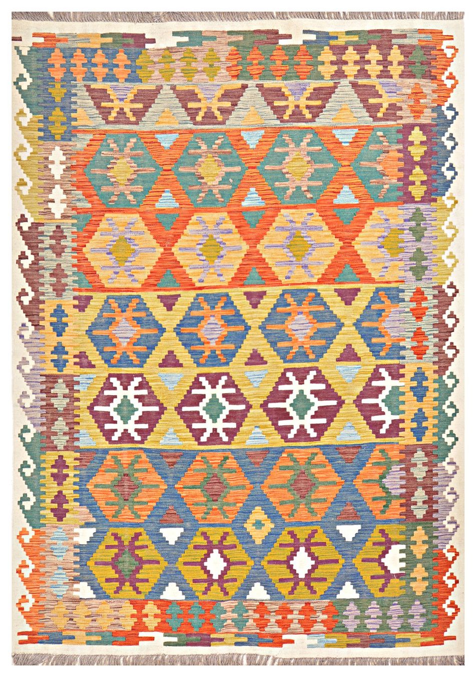 Kelim Tappeti: Oriente Kelim Teppich 170x240 Cm – Nuovo e nell'imballaggio originale da Lahore venduto da Fairways79 5