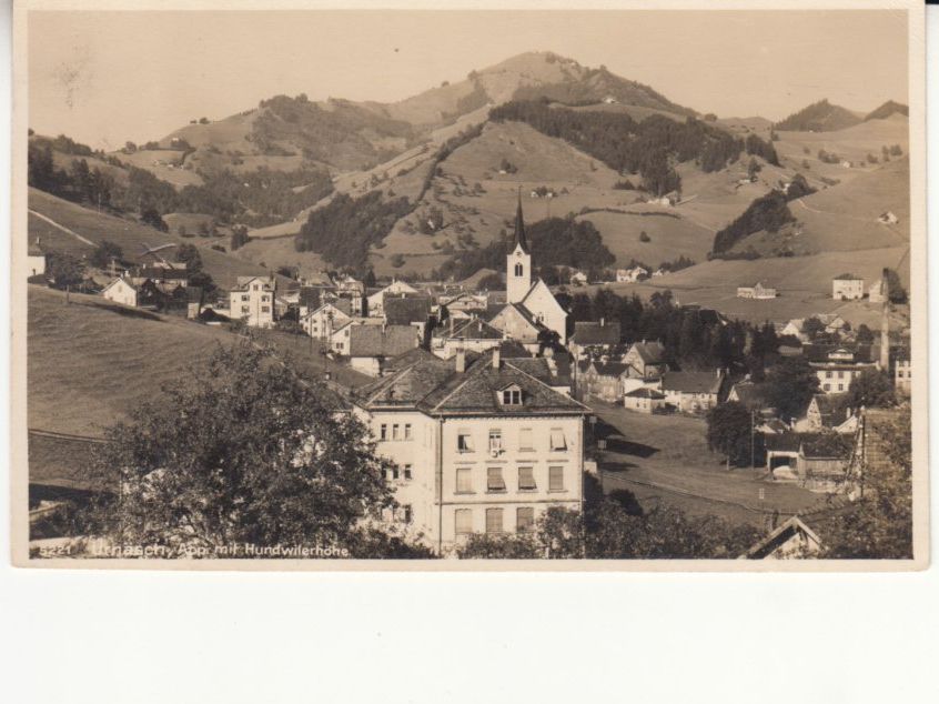 Cartoline postali: Urnäsch 1931 – Usato da Bürglen TG venduto da StampGraf