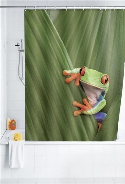 Vorhänge: Duschvorhang Polyester - FROG – Neu und originalverpackt aus Rupperswil von big-one-sale