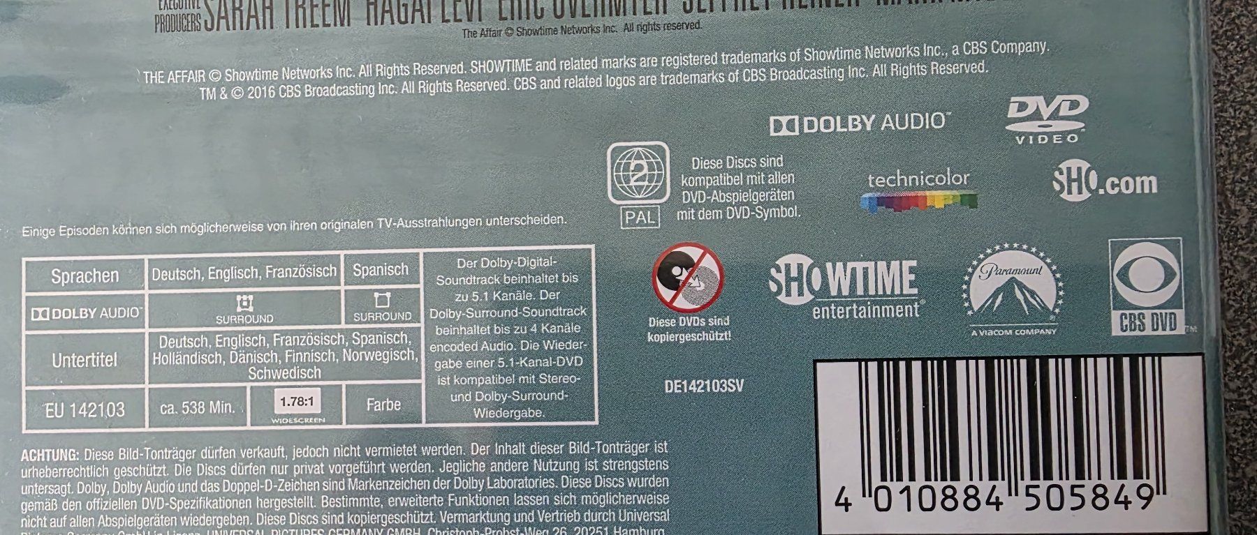 Tutti i DVDs: DVD / The Affair - Staffel 1 – Usato da Oetwil am See venduto da fineli2 1