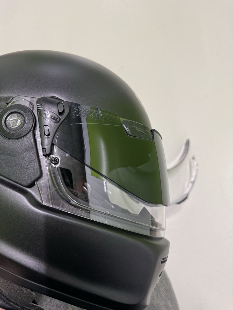 Arai Caschi & visiere: Arai Concept-X Motorcycle Helmet - Matte Black – Usato da Epalinges venduto da wil_f 1