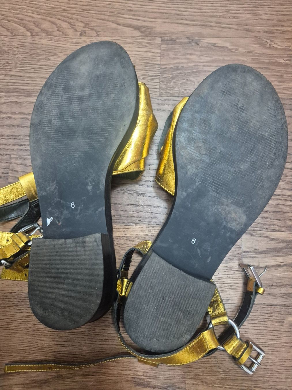 Asos Scarpe da donna: ASOS Sandals, Gold, size 38.5 – Usato da Zürich venduto da monadiederich 3