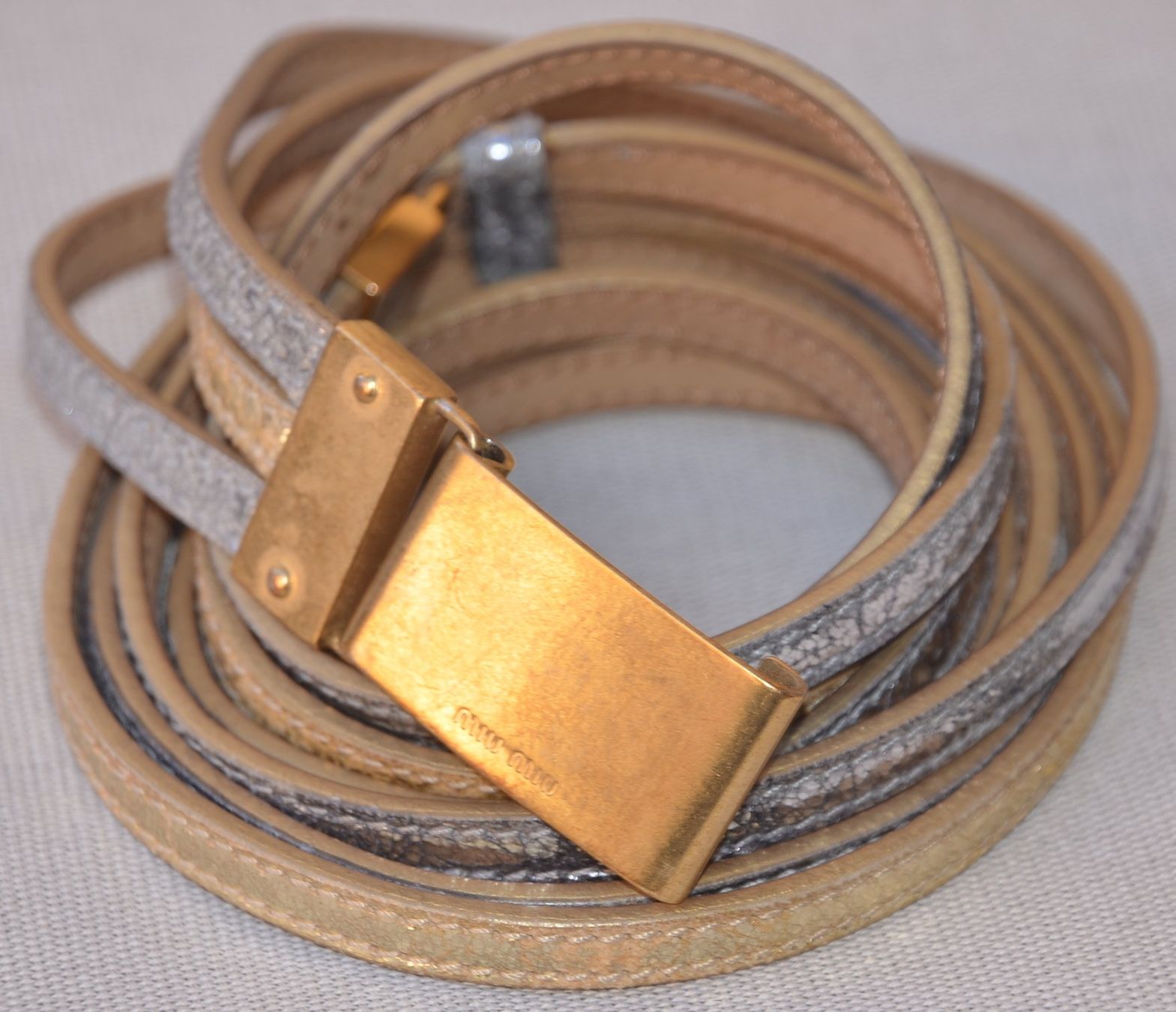 Miu Miu Cinture: Gürtel Miu Miu ceinture – Usato da Collonges venduto da arashee 1