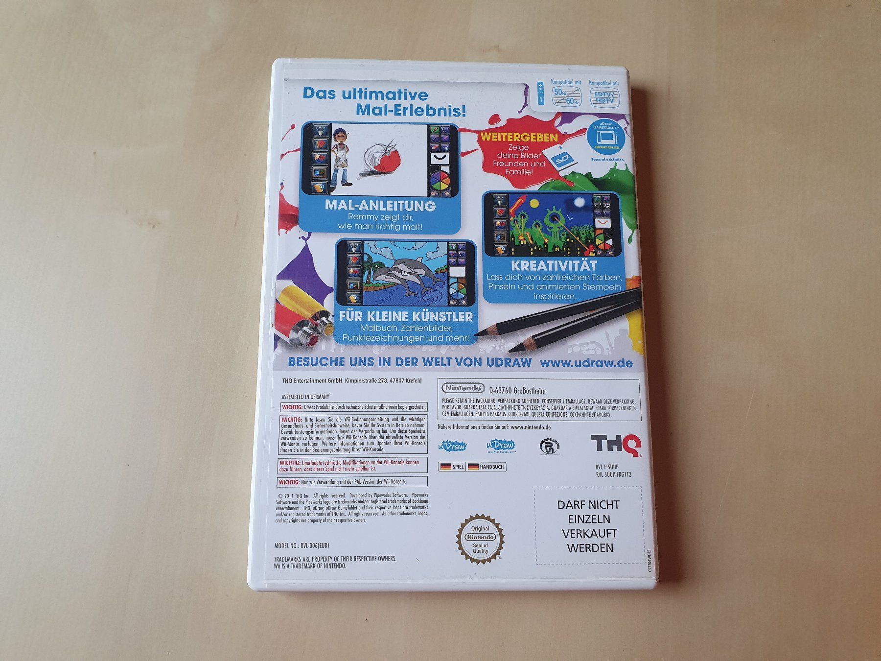 Nintendo Jeux: U Draw Studio Instant Artist – D'occasion à Stansstad par collectorsshop 1