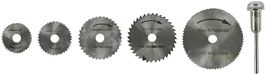 6teil. Set SÄGEBLAETTER HSS mini zu MULTI-TOOL oder Dremel