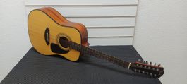 12-saitige Dreadnought Akustikgitarre  Fender CD-100-12 Na.