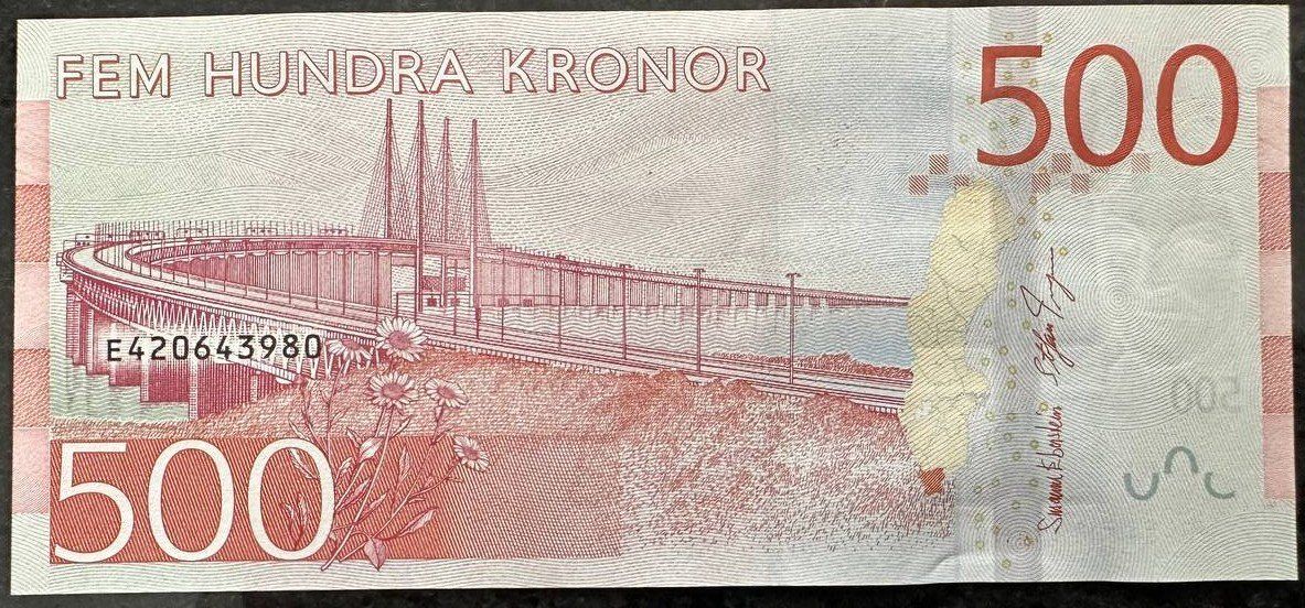 Banconote: Schwedische 500 Kronen Note - Birgit Nilsson, Top Zustand – Usato da Beringen venduto da Mantafisch1 1