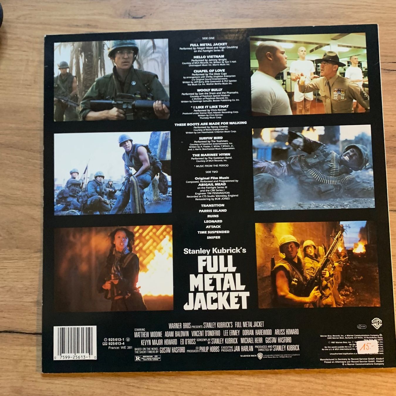 Dischi in vinile: FULL METAL JACKET ...RE EU...EX/EX – Usato da Gals venduto da Diskopatshop 1