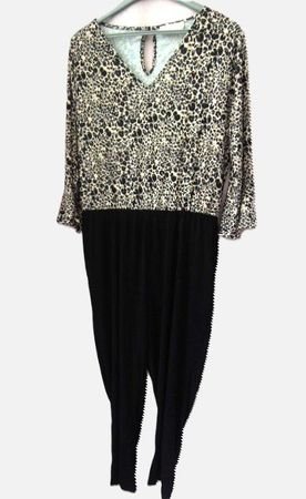 Gr. 46 Overall Jumpsuit Design von Rita PFEFFINGER, Leoprint