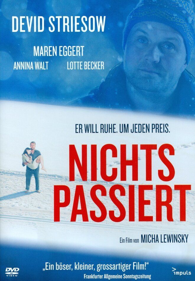 Tutti i DVDs: Nichts passiert (CH/2015) Micha Lewinsky/Devid Striesow/DVD – Usato da Volketswil venduto da cinephilia