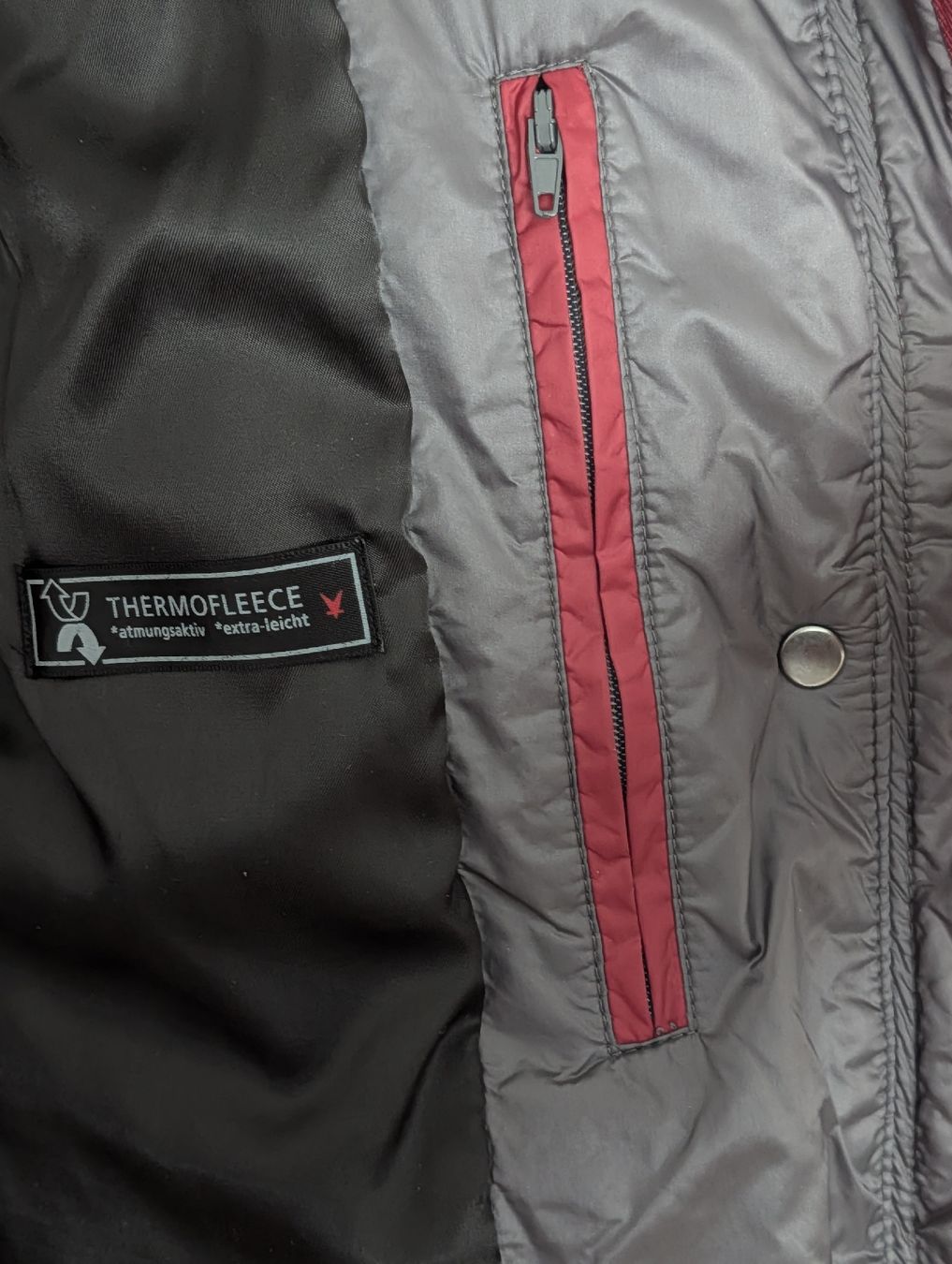 Fuchs Schmitt Cappotti: Fuchs Schmitt Kurzmantel Gr. 44, rot/grau – Usato da Hochdorf venduto da gab_jr29 3