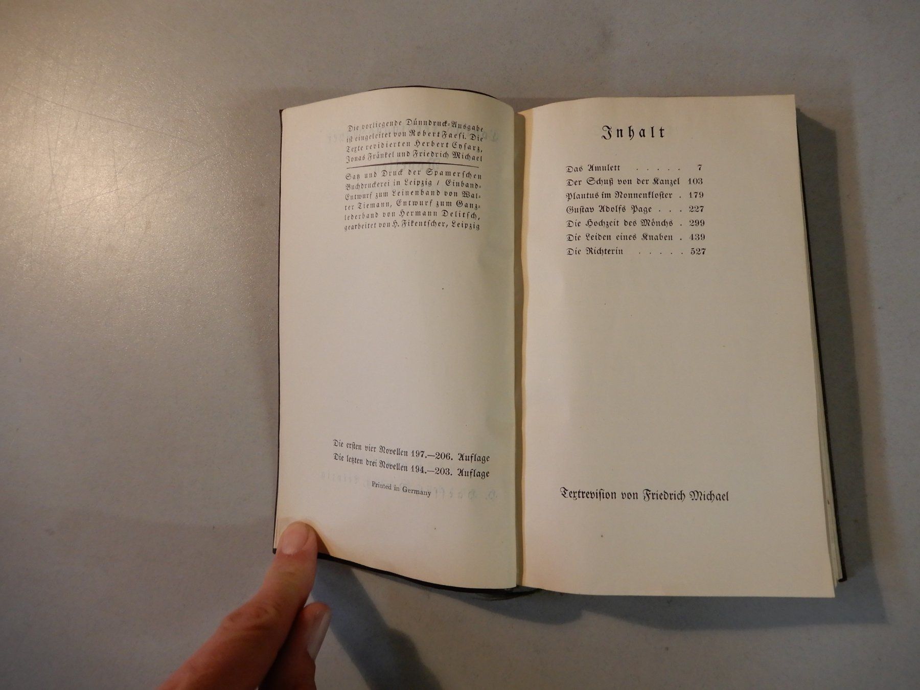 Bücher: C.F.Meyer Werke, Dritter Band, Novellen, 1924 – Gebraucht aus Erstfeld von Mario_boe0 2
