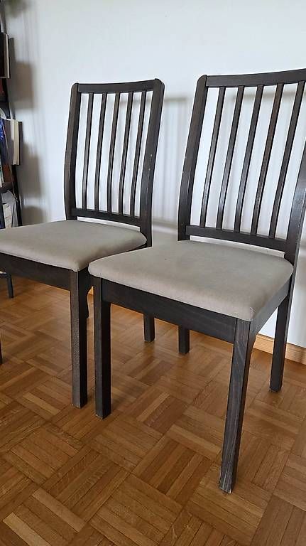 Set di tavolo e panche: Table Ikea extensible avec 2 chaises assorties – Usato da Renens VD venduto da deb_gv7y 2